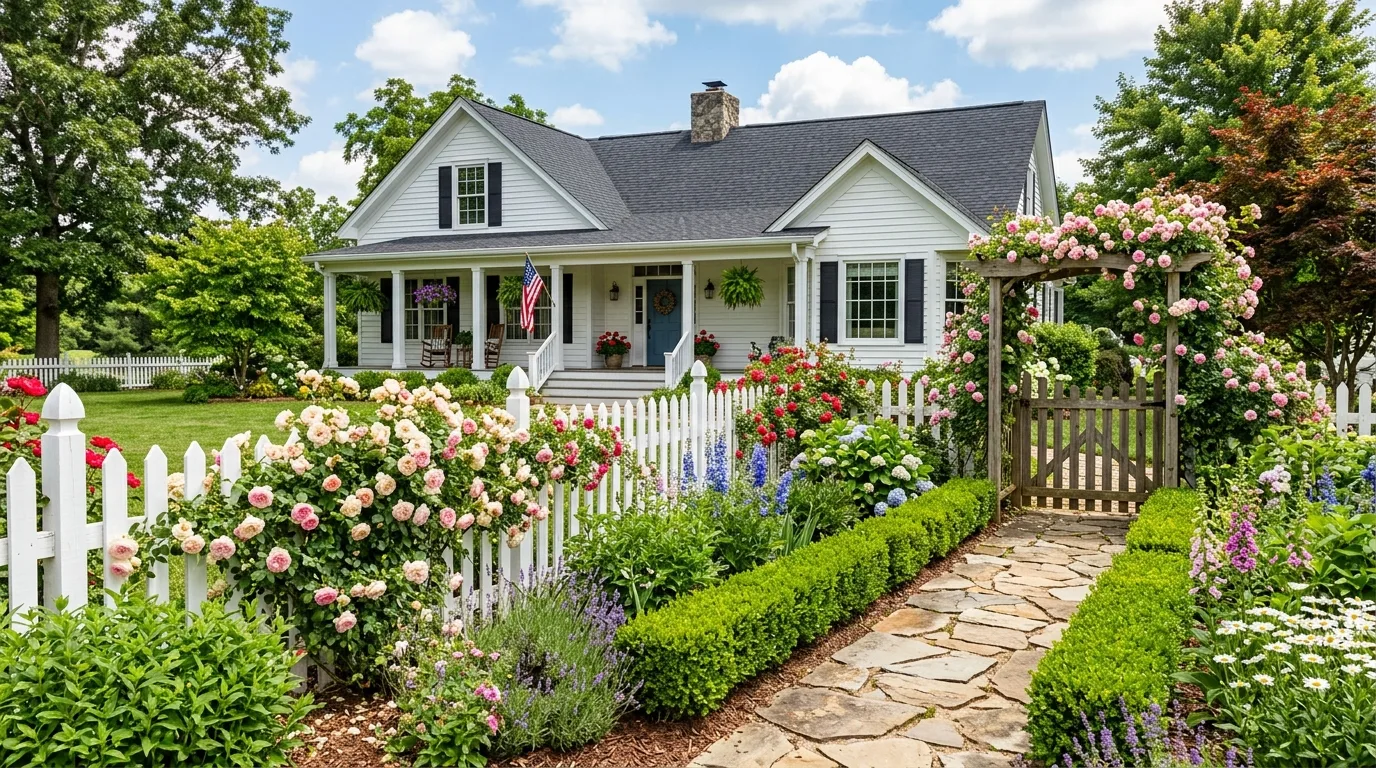 Raised Bed Farmhouse Yard
